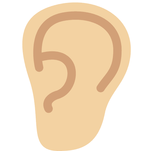 Ear: Medium-light Skin Tone