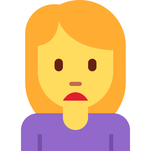 Woman Frowning