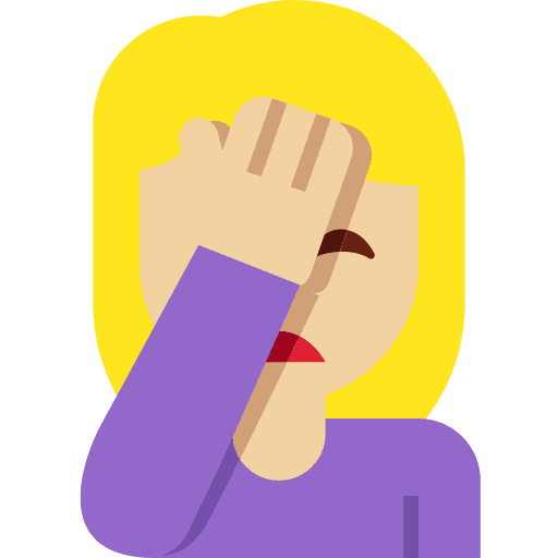 Woman Facepalming: Medium-light Skin Tone