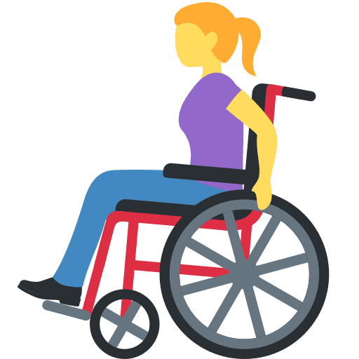 Woman in Manual Wheelchair