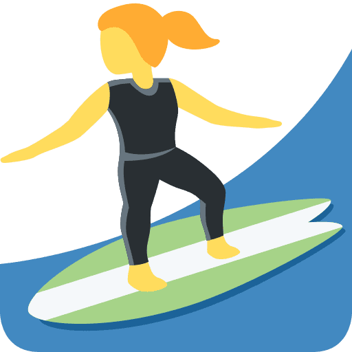 Woman Surfing