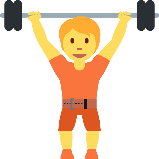 Person Lifting Weights