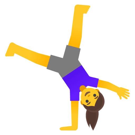 Woman Cartwheeling