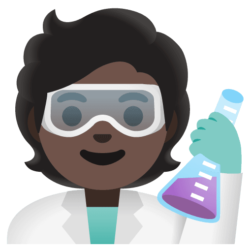 Scientist: Dark Skin Tone