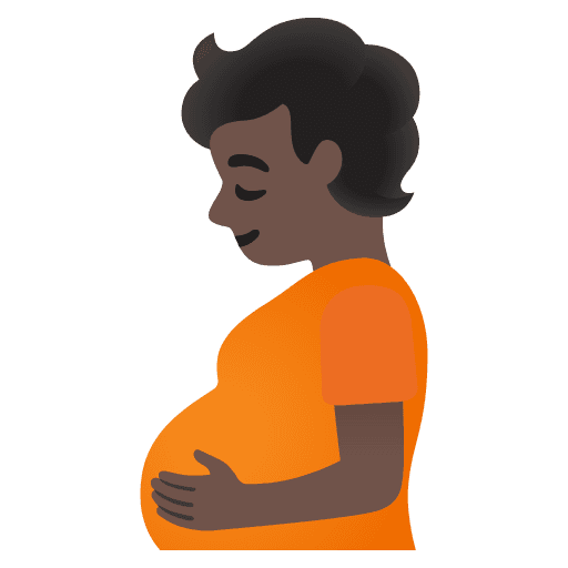 Pregnant Person: Dark Skin Tone