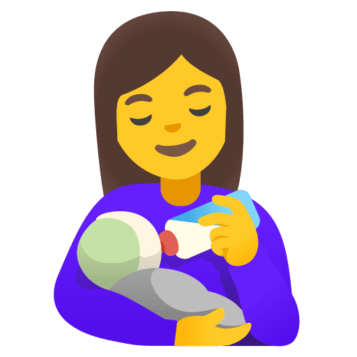 Woman Feeding Baby