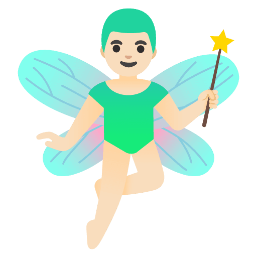 Man Fairy: Light Skin Tone