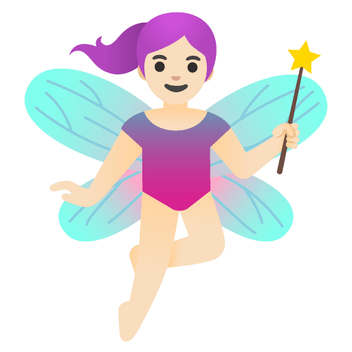 Woman Fairy: Light Skin Tone