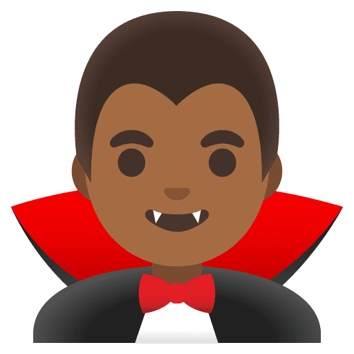 Man Vampire: Medium-dark Skin Tone