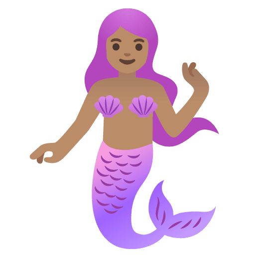 Mermaid: Medium Skin Tone