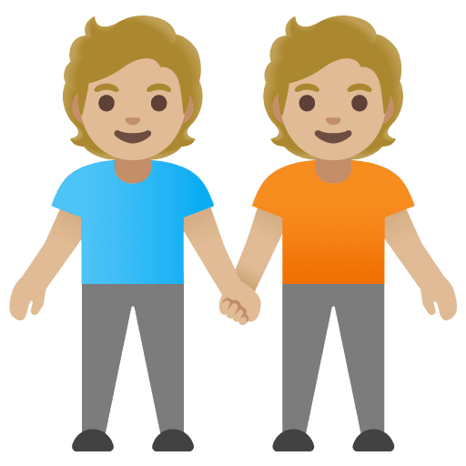 People Holding Hands: Medium-light Skin Tone