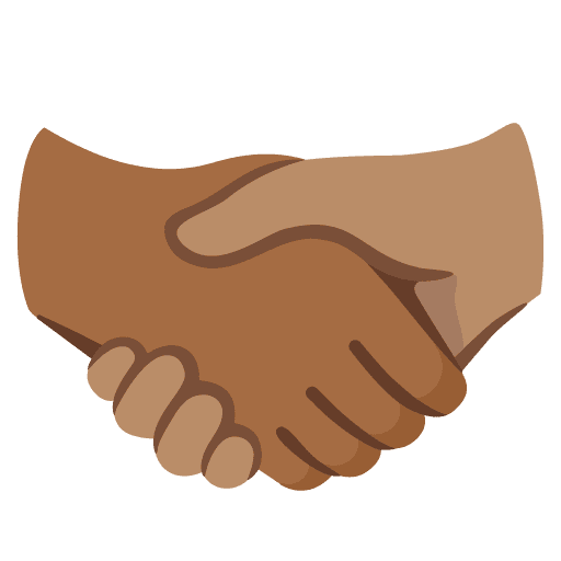 Handshake: Medium-dark Skin Tone, Medium Skin Tone