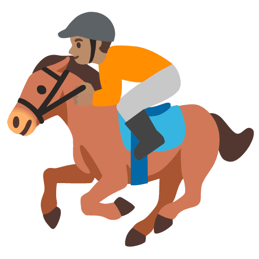 Horse Racing: Medium Skin Tone