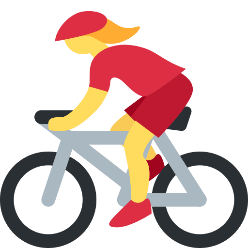 Woman Biking