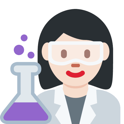 Woman Scientist: Light Skin Tone