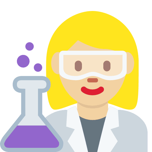 Woman Scientist: Medium-light Skin Tone