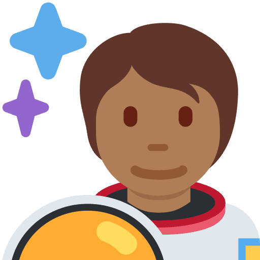Astronaut: Medium-dark Skin Tone