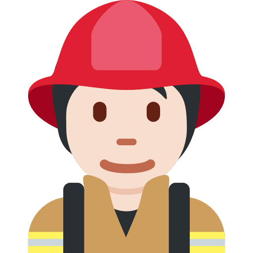 Firefighter: Light Skin Tone