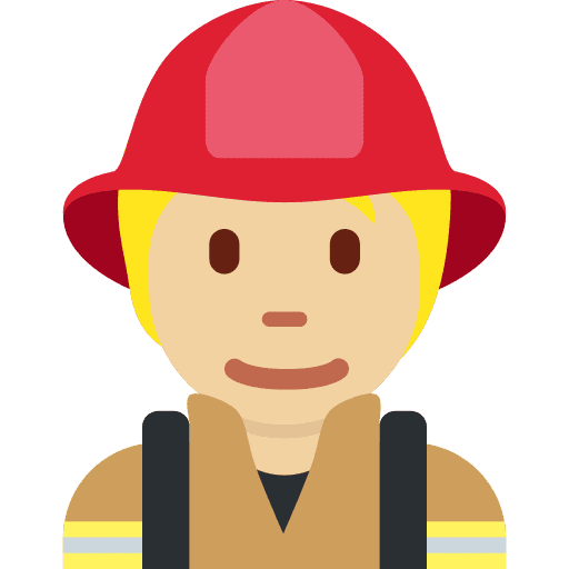Firefighter: Medium-light Skin Tone