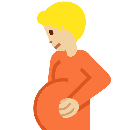 Pregnant Person: Medium-light Skin Tone