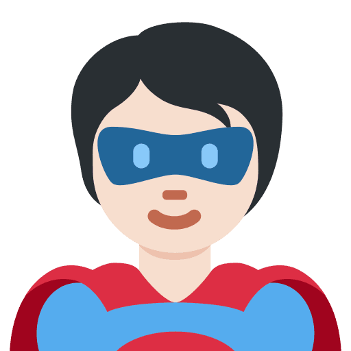 Superhero: Light Skin Tone