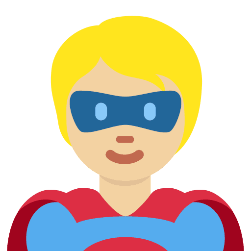 Superhero: Medium-light Skin Tone