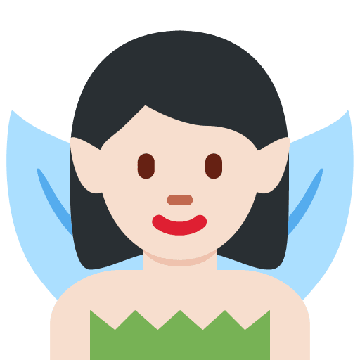 Woman Fairy: Light Skin Tone