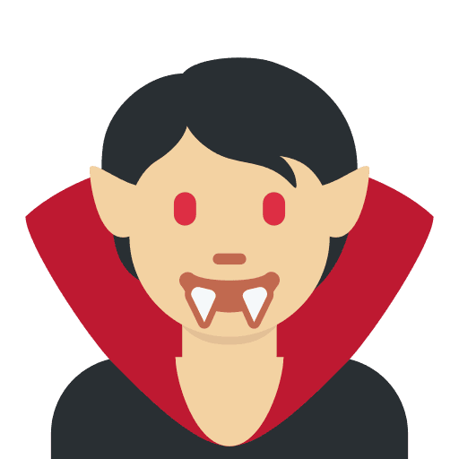 Vampire: Medium-light Skin Tone