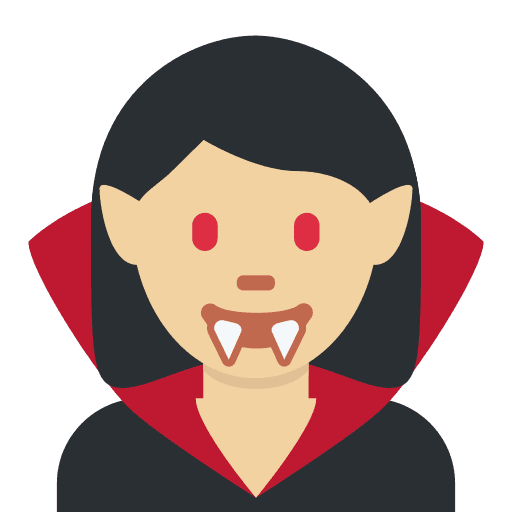 Woman Vampire: Medium-light Skin Tone