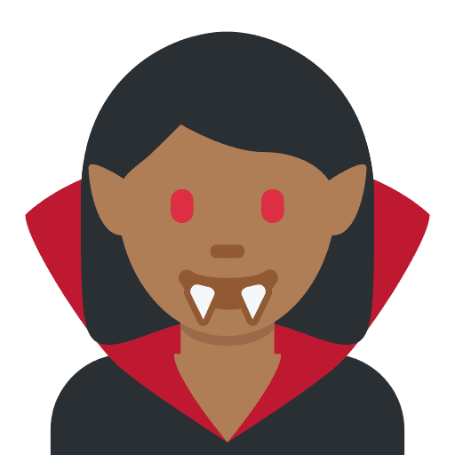 Woman Vampire: Medium-dark Skin Tone