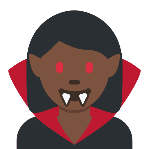 Woman Vampire: Dark Skin Tone