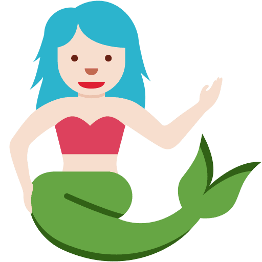 Mermaid: Light Skin Tone