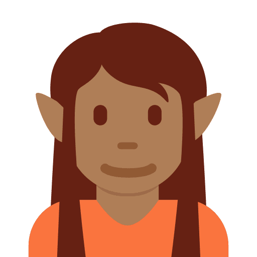 Elf: Medium-dark Skin Tone