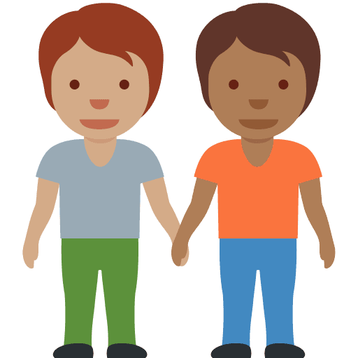 People Holding Hands: Medium Skin Tone, Medium-dark Skin Tone
