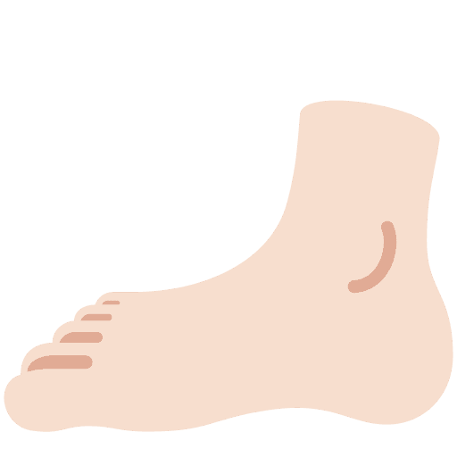 Foot: Light Skin Tone