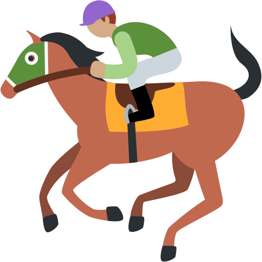 Horse Racing: Medium Skin Tone